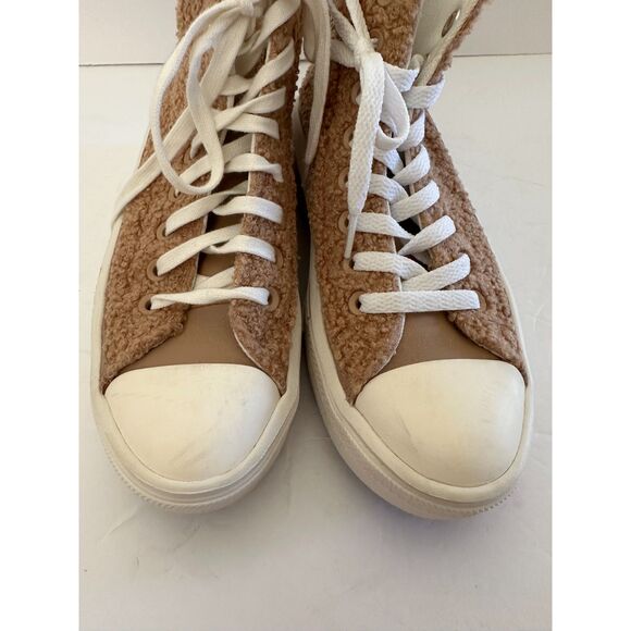 Converse Chuck Taylor All Star Move Cozy Utility Sneakers Champagne Tan Size 6.5 - Picture 5 of 9